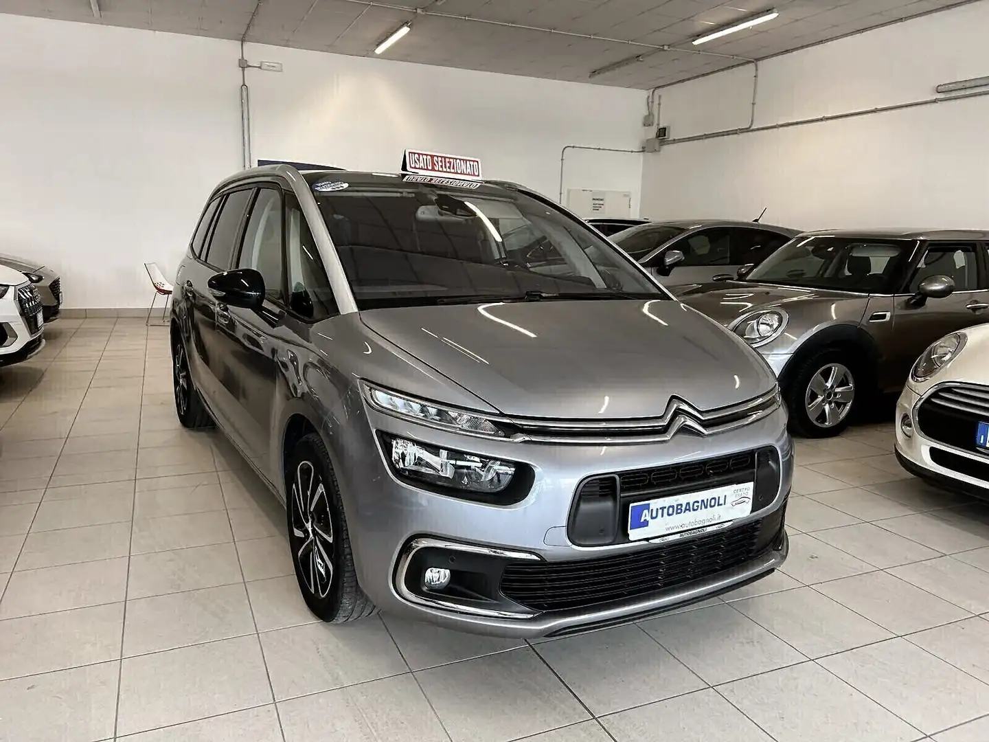 Citroen Grand C4 SpaceTourer SHINE BlueHDi 130 EAT8 7 p. SPOTICAR Gris - 2