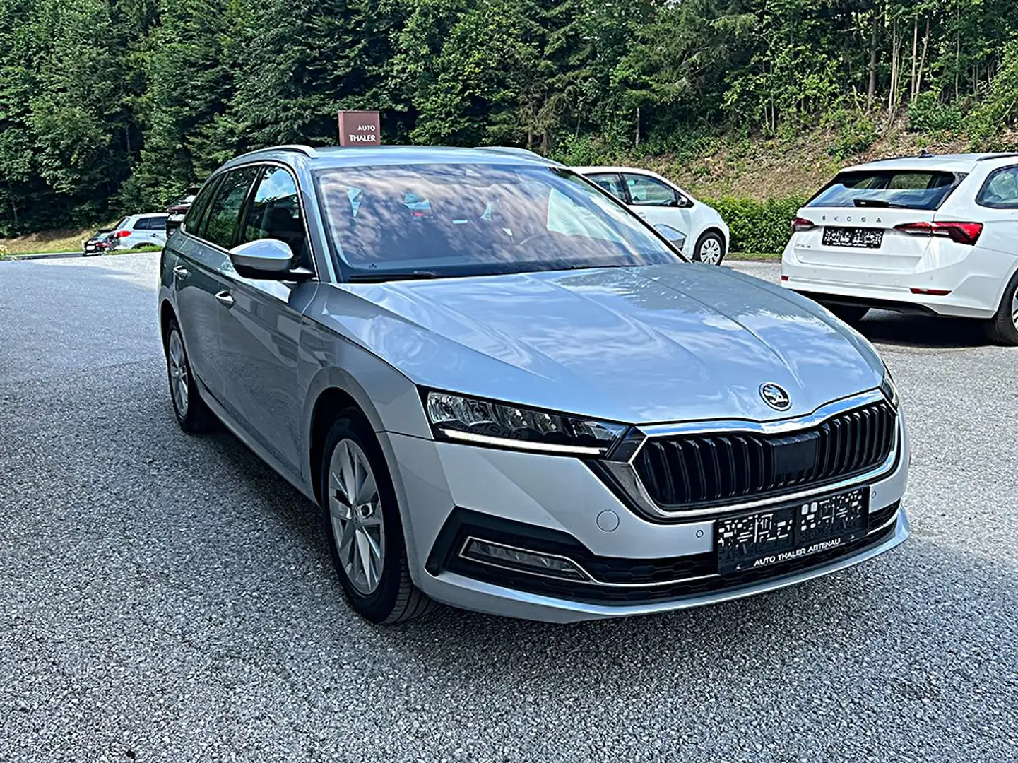 Skoda Octavia Combi 2,0 TDI 4x4 Style DSG Silber - 2