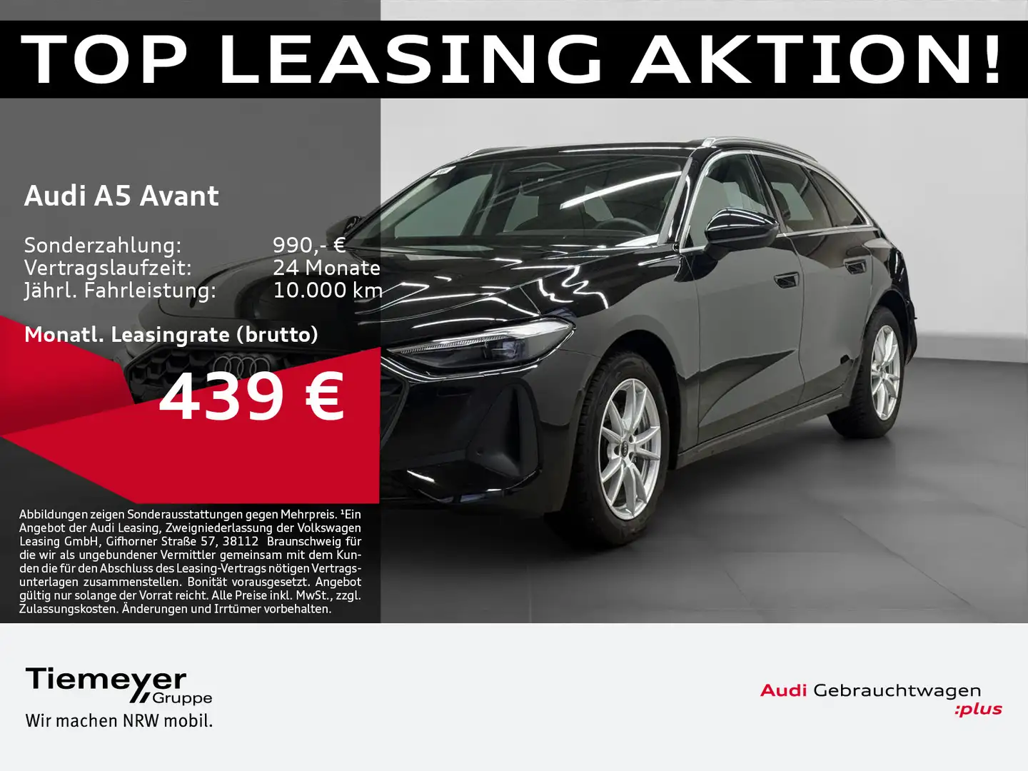 Audi A5 TFSI LEDER LM18 KAMERA eSITZE Schwarz - 1