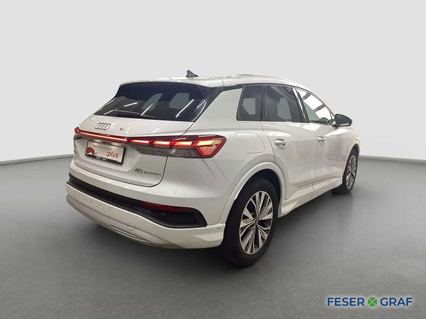 Audi Q4 e-tron advanced 40 Matrix AHK HUD Sonos RFK ACC Weiß - 2