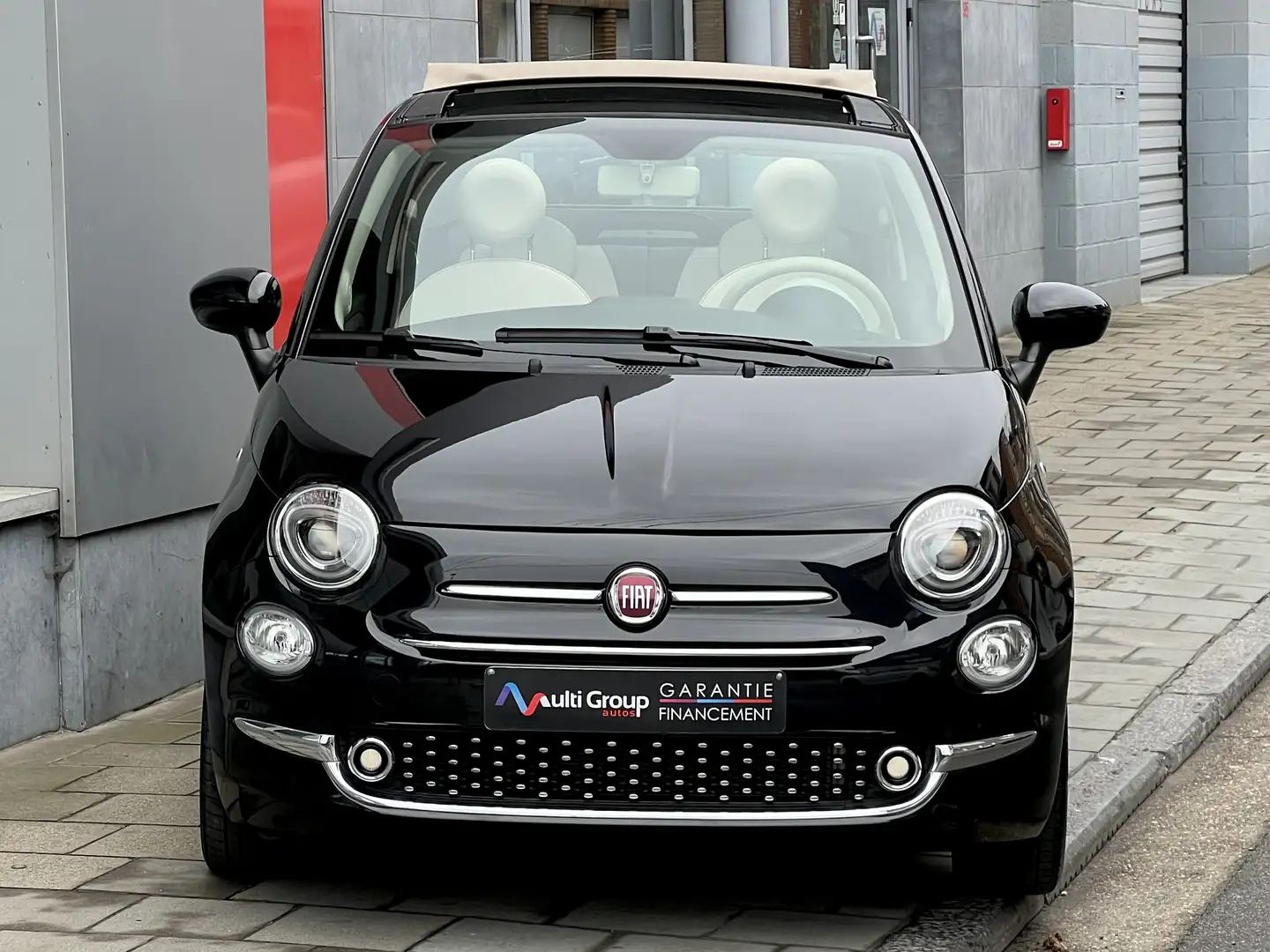 Fiat 500C Cabriole1.2i✅GARANTIE 1an*BT.AUTOMATIQUE*CarPlay Noir - 2
