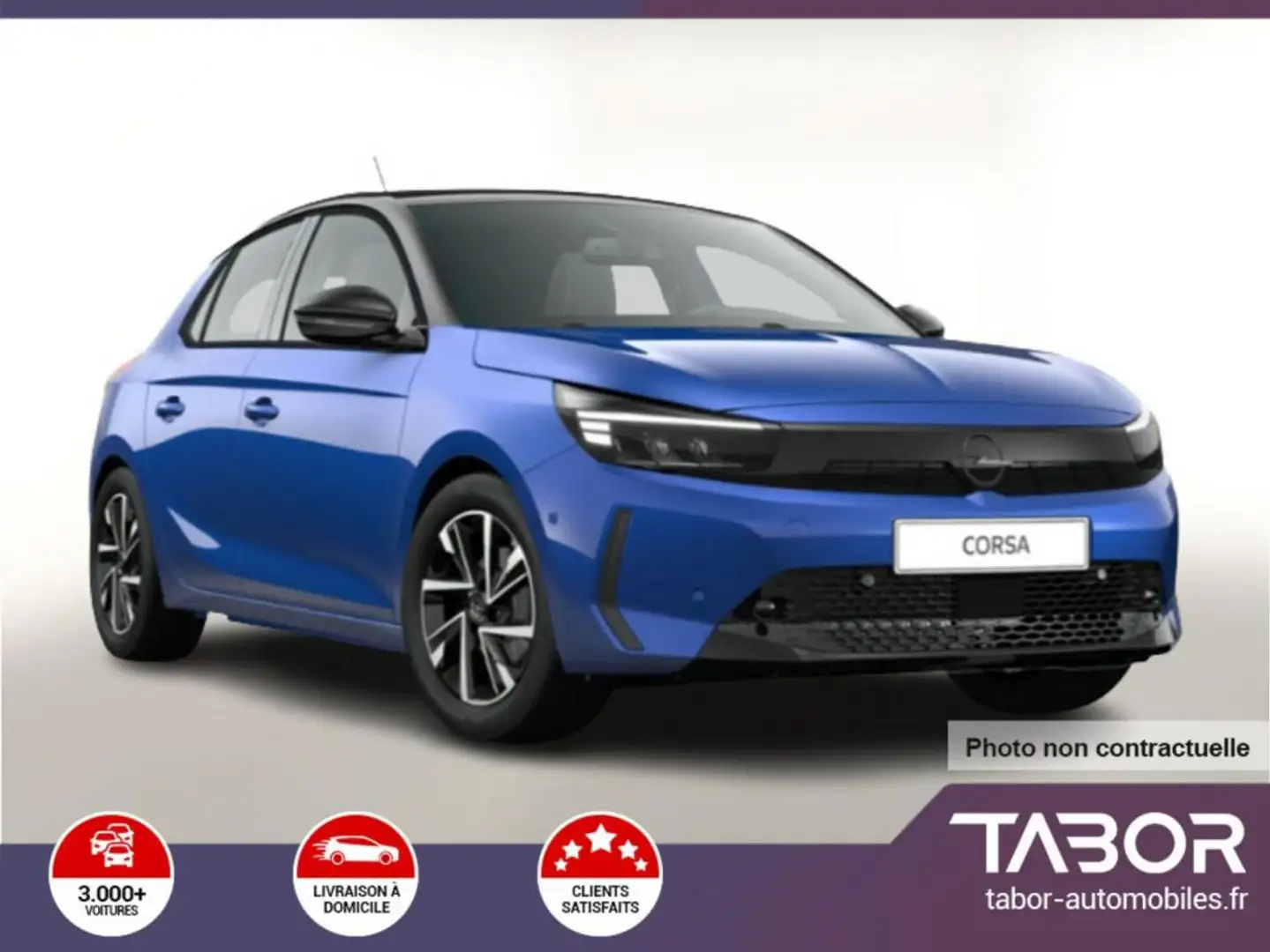 Opel Corsa 1.2 Turbo GS LED TechP radar AppCo Bleu - 1