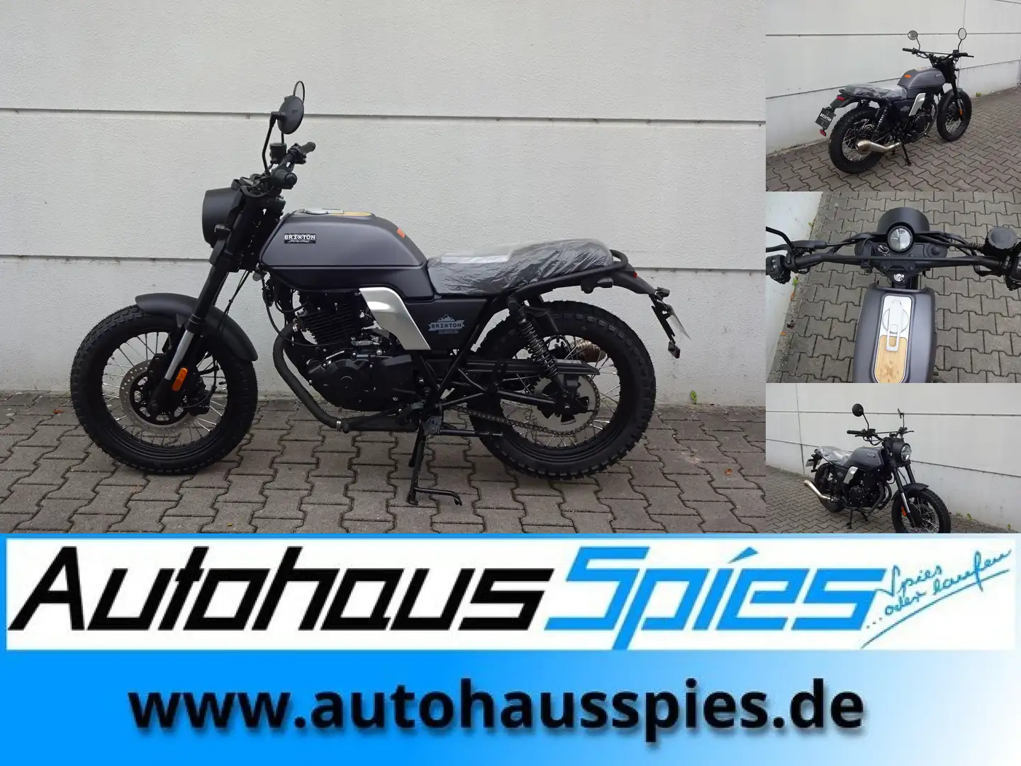 Brixton Felsberg 250 EFi ABS EURO 5 AUF LAGER !! Gris - 1