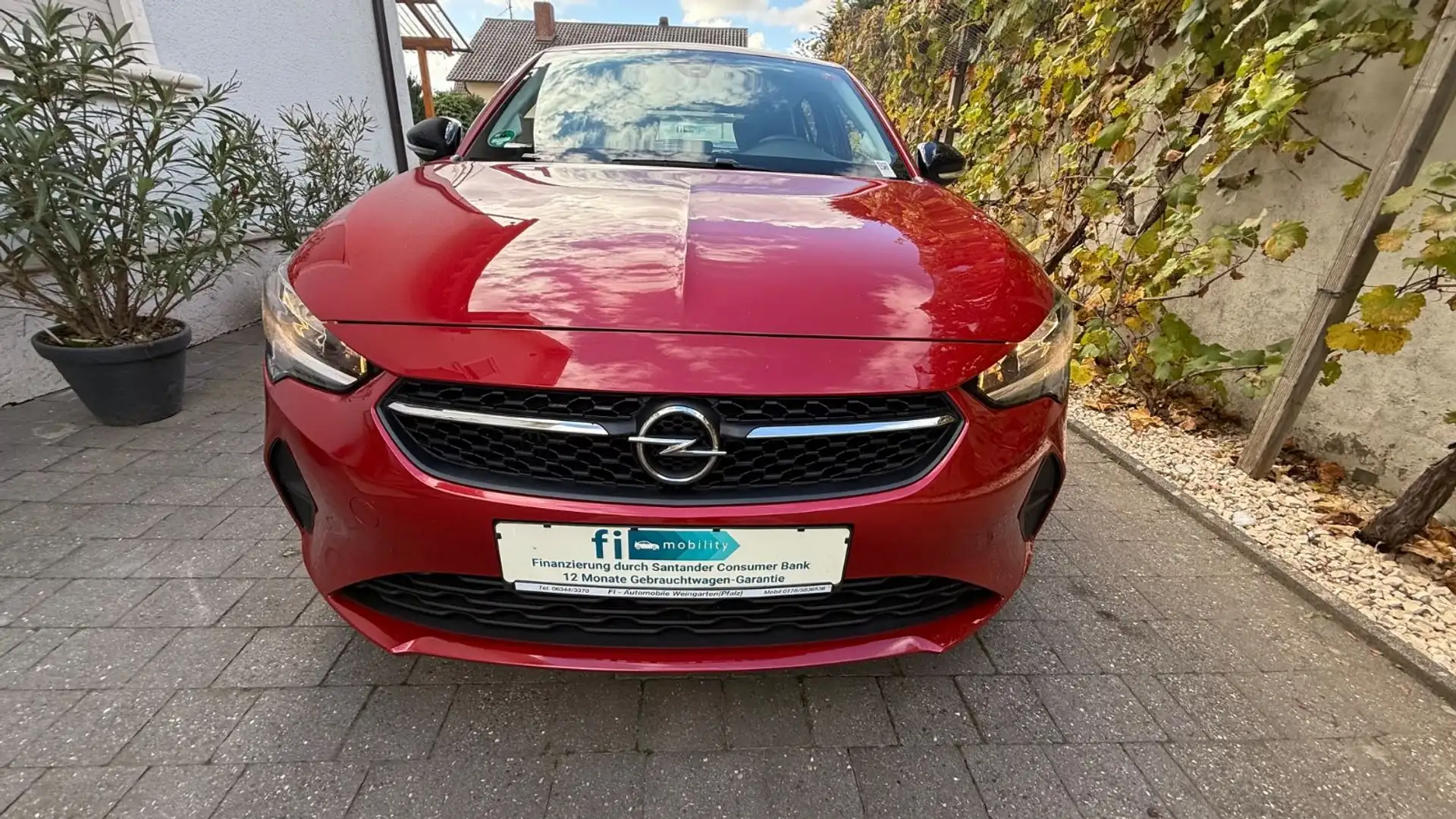 Opel Corsa F Edition NAVI CarPlay Klimaanlage Rot - 2