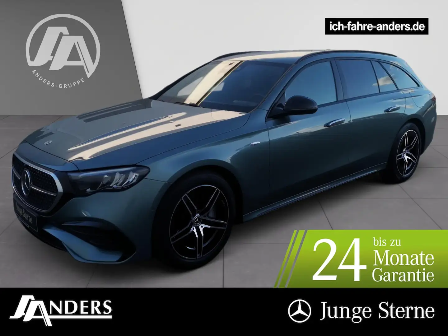 Mercedes-Benz E 300 de T AMG+MBUX+Night+Distr+AHK+Key+LED+Kam Grigio - 1