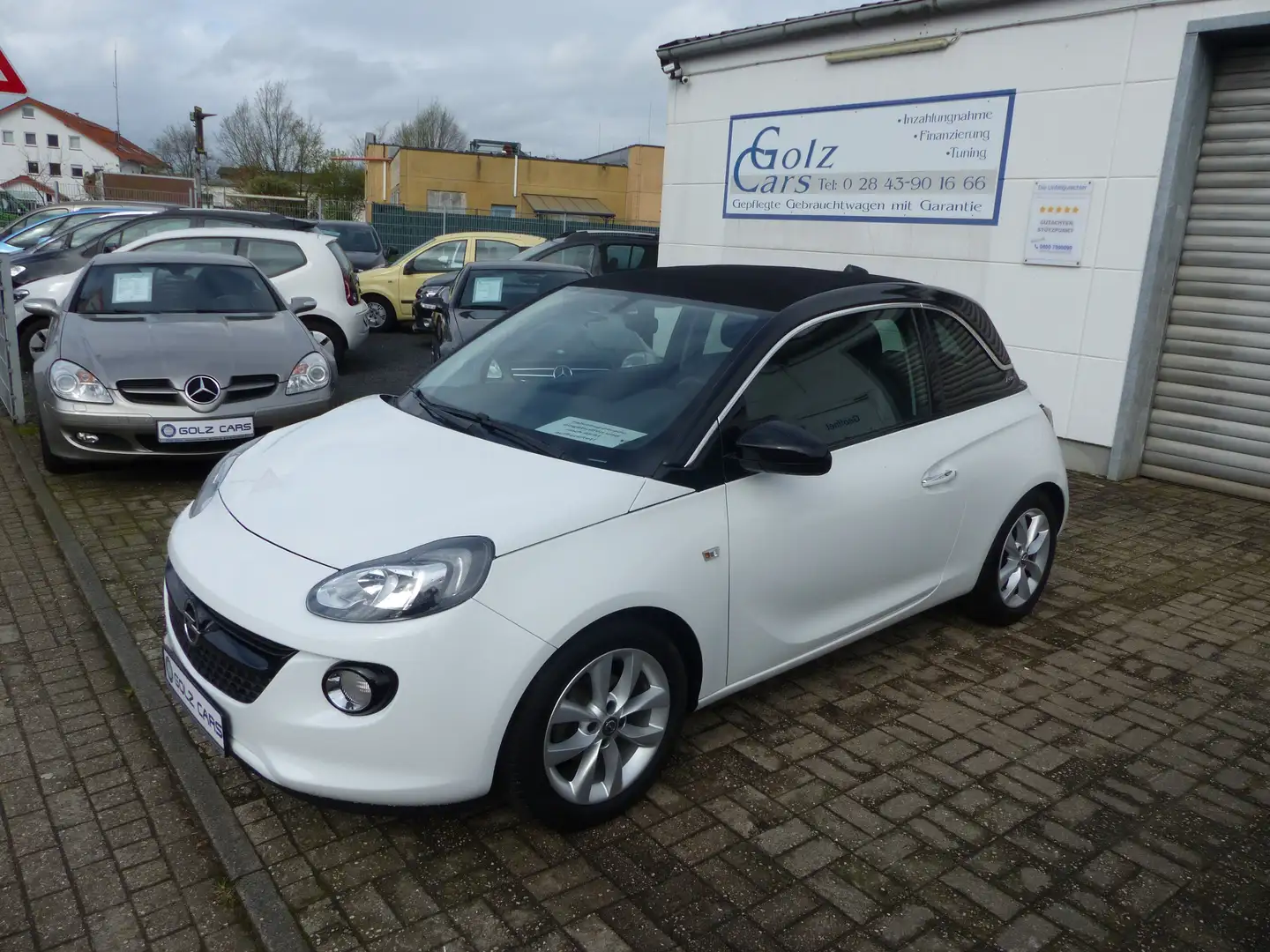 Opel Adam 120 Jahre Cabrio ,elektr.Faltdach Blanc - 1