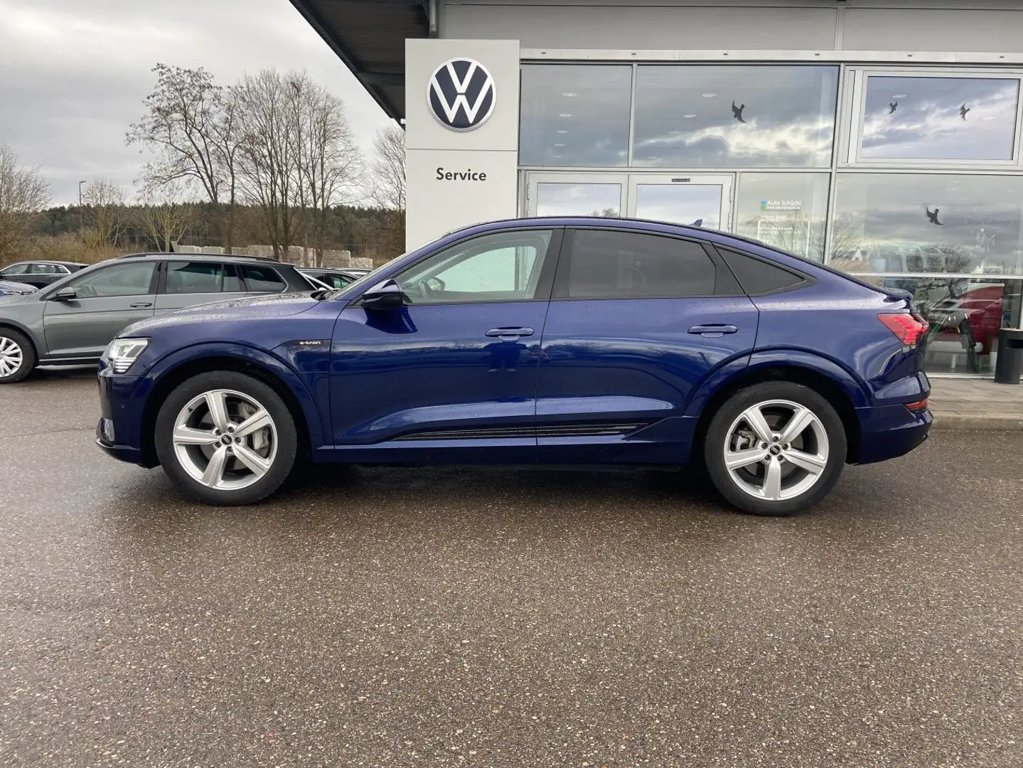 Audi e-tron 50 Sportback quattro advanced 20"+LEDER+M Blau - 2