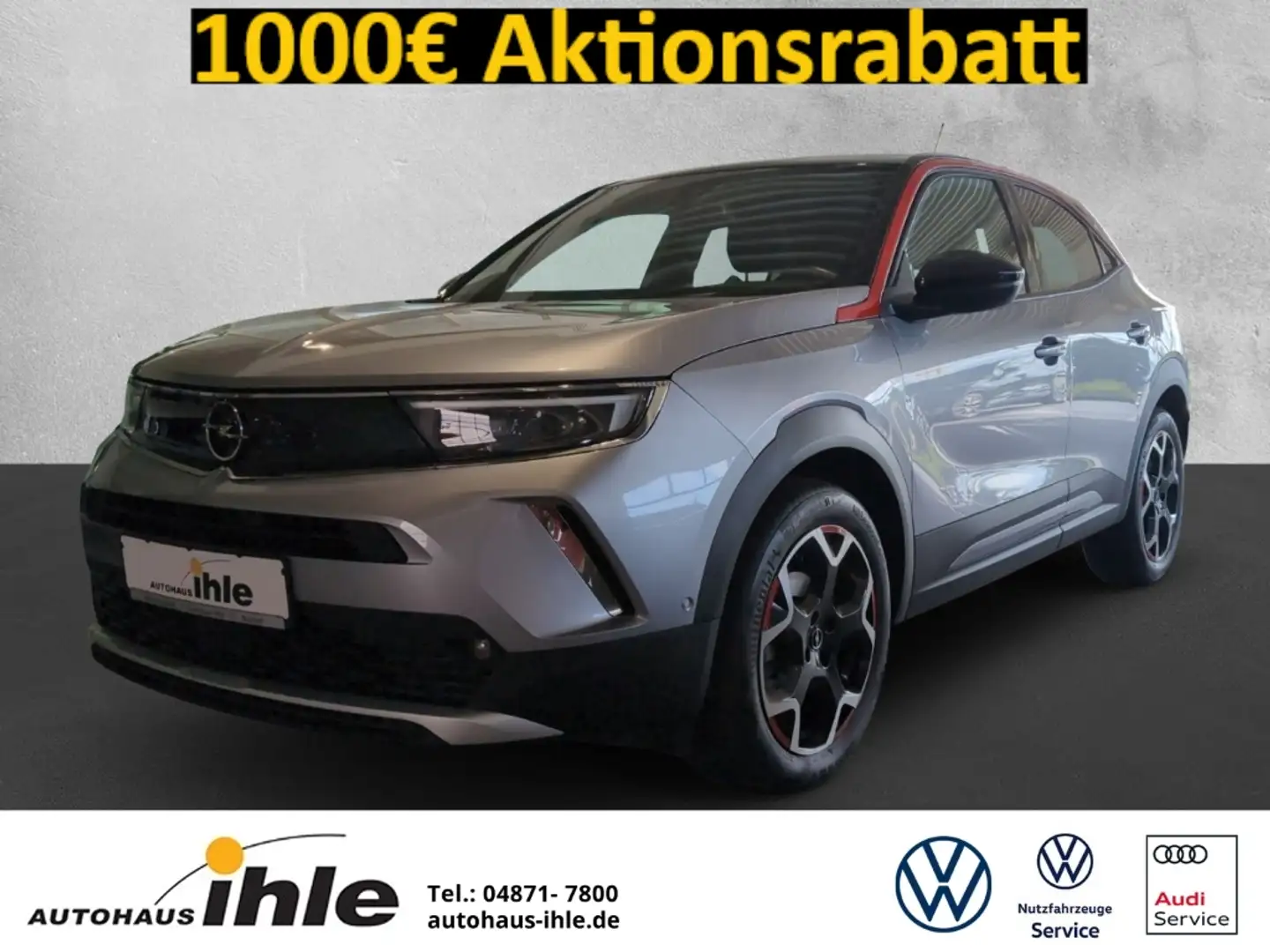 Opel Mokka 1,2 Turbo GS Line VOLLLED+R-KAMERA+KEYLESS Серебристый - 1