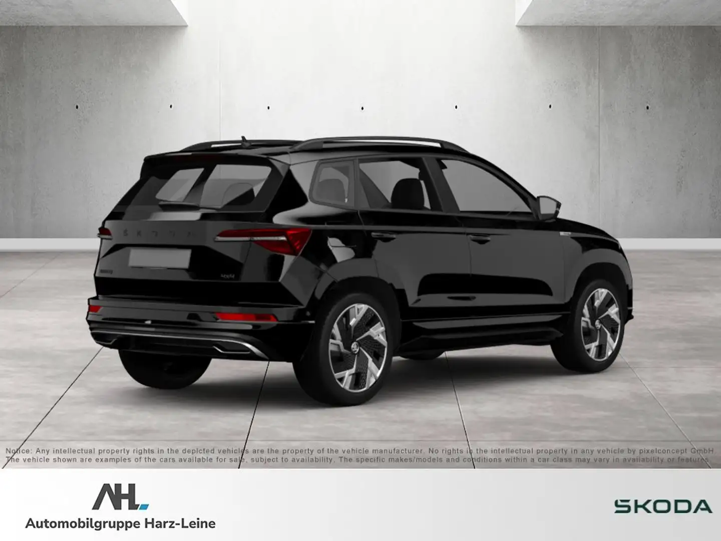 Skoda Karoq 1.5 TSI Selection DSG LED Navi ACC PDC RFK SHZ Sma Zwart - 2