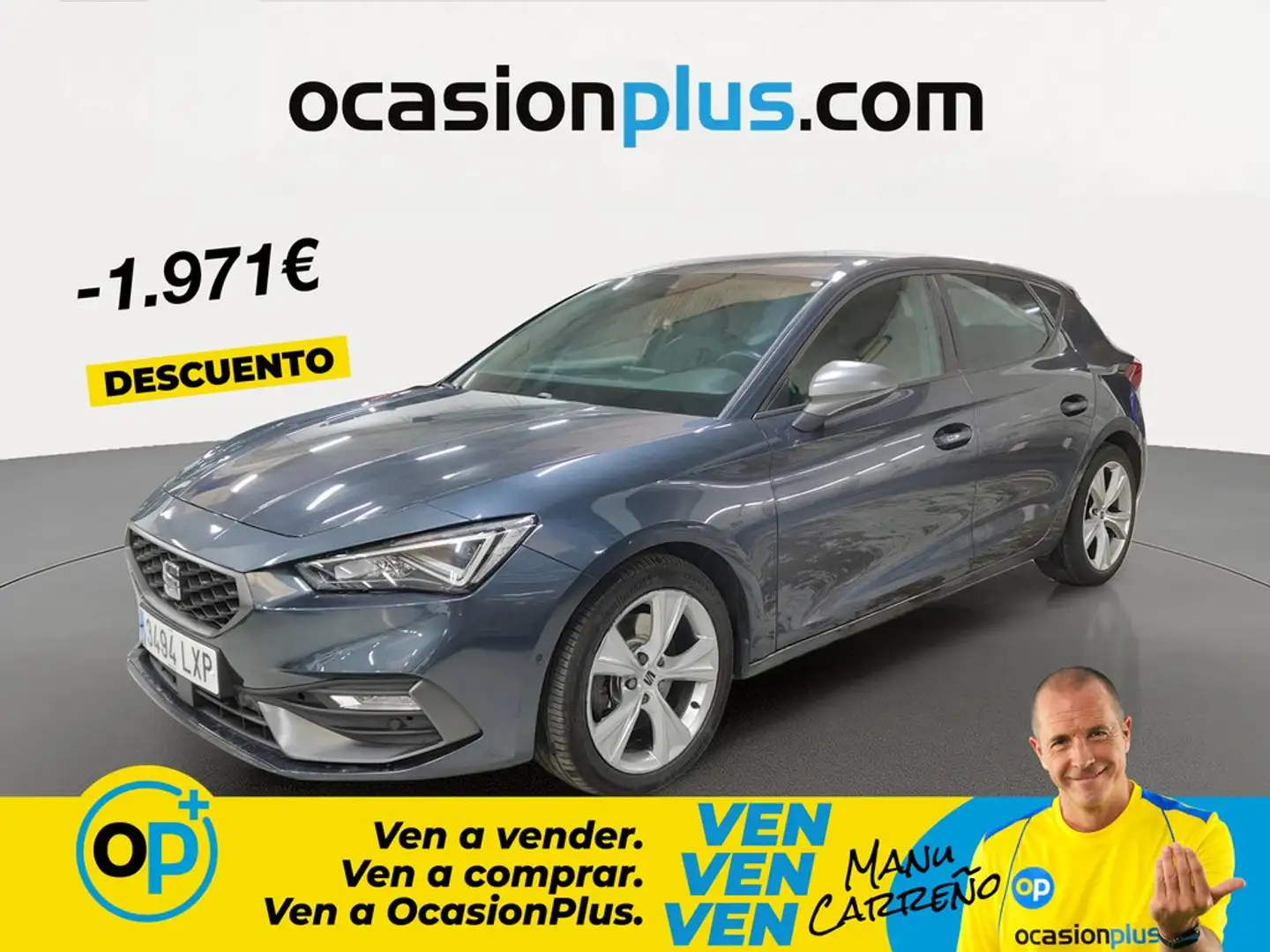 SEAT Leon 2.0TDI CR S&S FR DSG-7 150 Gris - 1