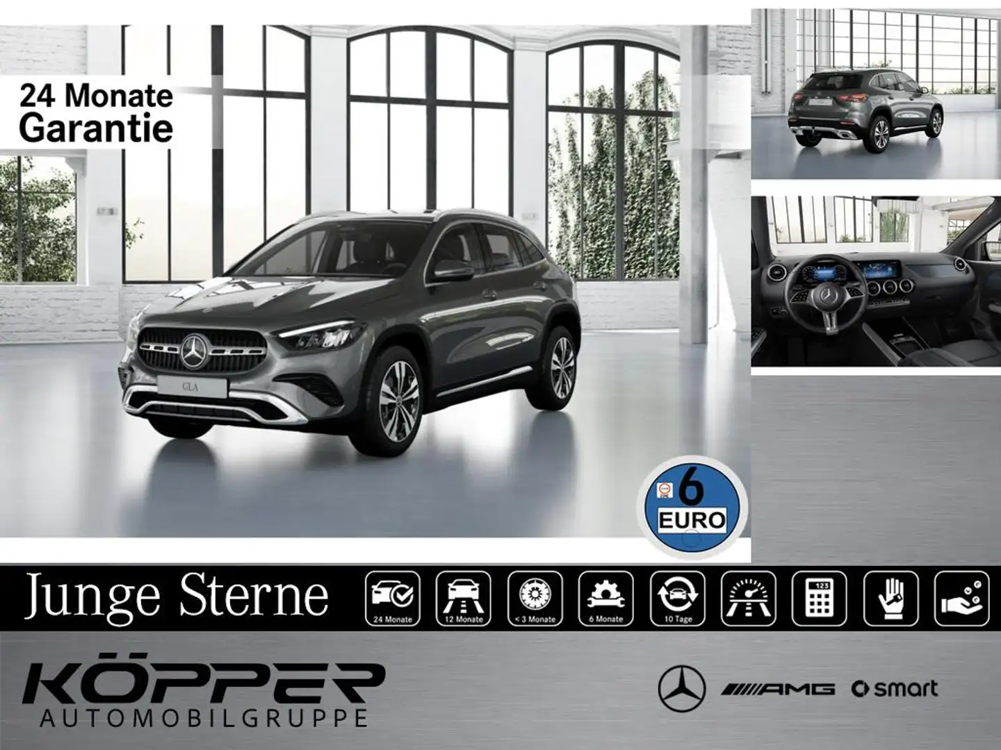 Mercedes-Benz GLA 250 e Progressive Advanced Distronic Kamera Grau - 1
