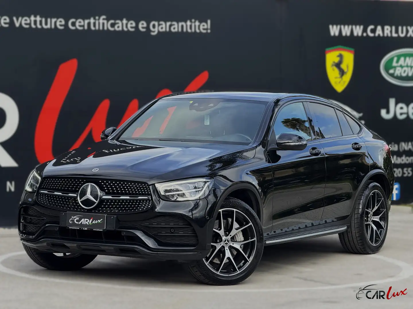 Mercedes-Benz GLC 220 d Coupe Premium AMG 4M SOSPENSIONI BURMESTER Nero - 1