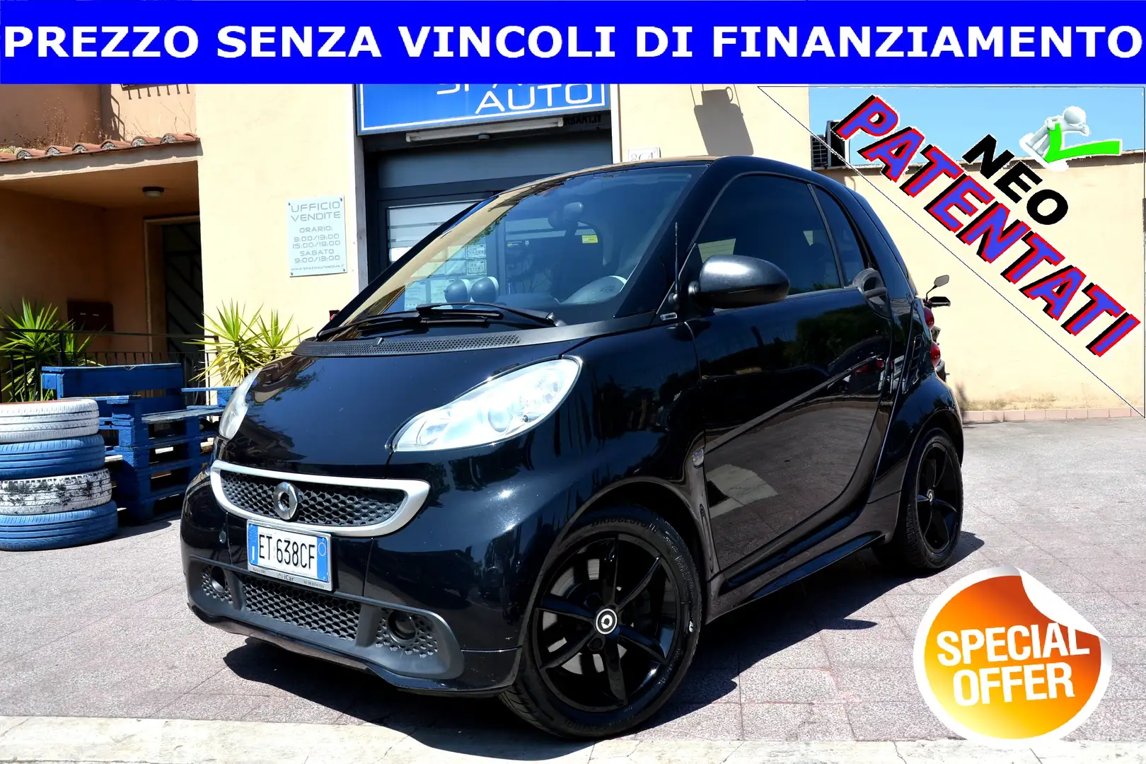 smart forTwo 800 CDI COUPE' PULSE **PREZZO VERO**EURO5B** Nero - 1