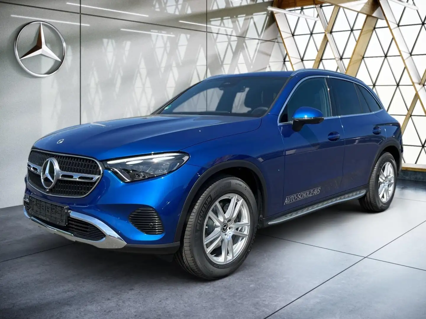 Mercedes-Benz GLC 200 4MATIC Avantgarde AHK*360°Lenk-Hz*Memory Blau - 2