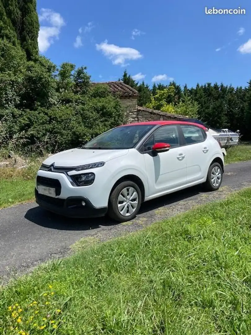 Citroen C3 v4 bhdi 100 bvm6 feel business Blanc - 1