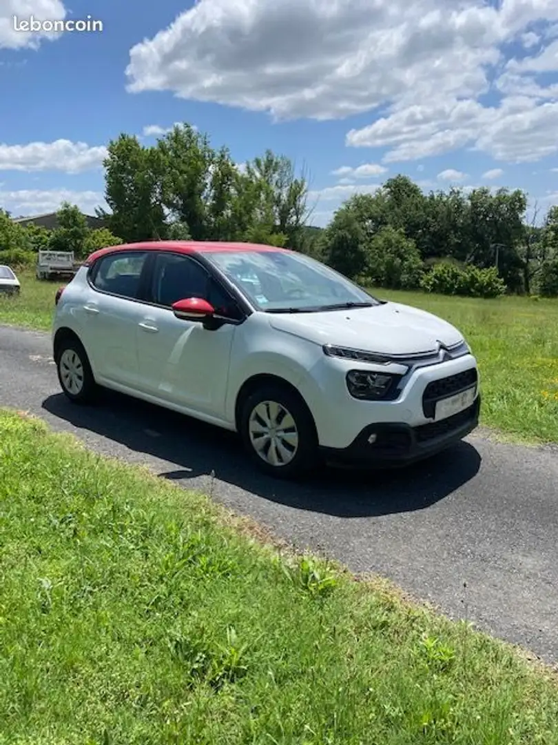 Citroen C3 v4 bhdi 100 bvm6 feel business Blanc - 2