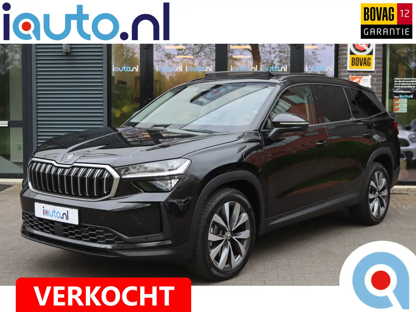 Skoda Kodiaq 1.5 TSI iV PHEV 204PK Business Pano/Leder/Matrix L Zwart - 1