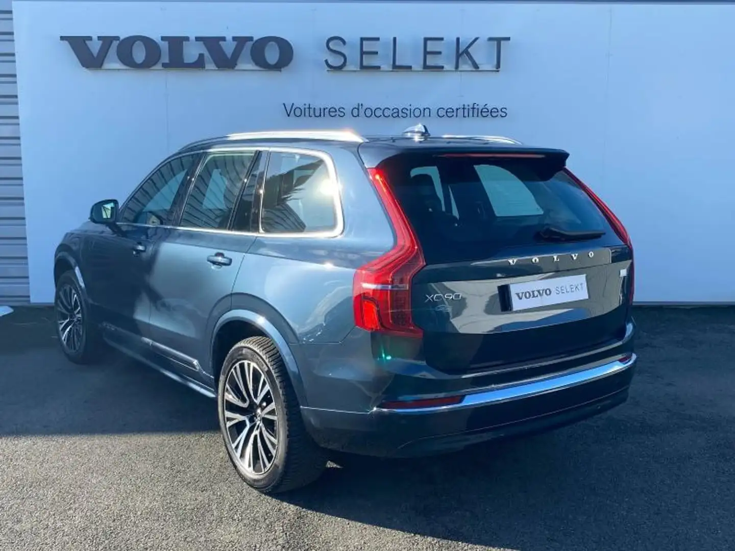 Volvo XC90 T8 AWD 310 + 145ch Ultimate Style Chrome Geartroni Bleu - 2