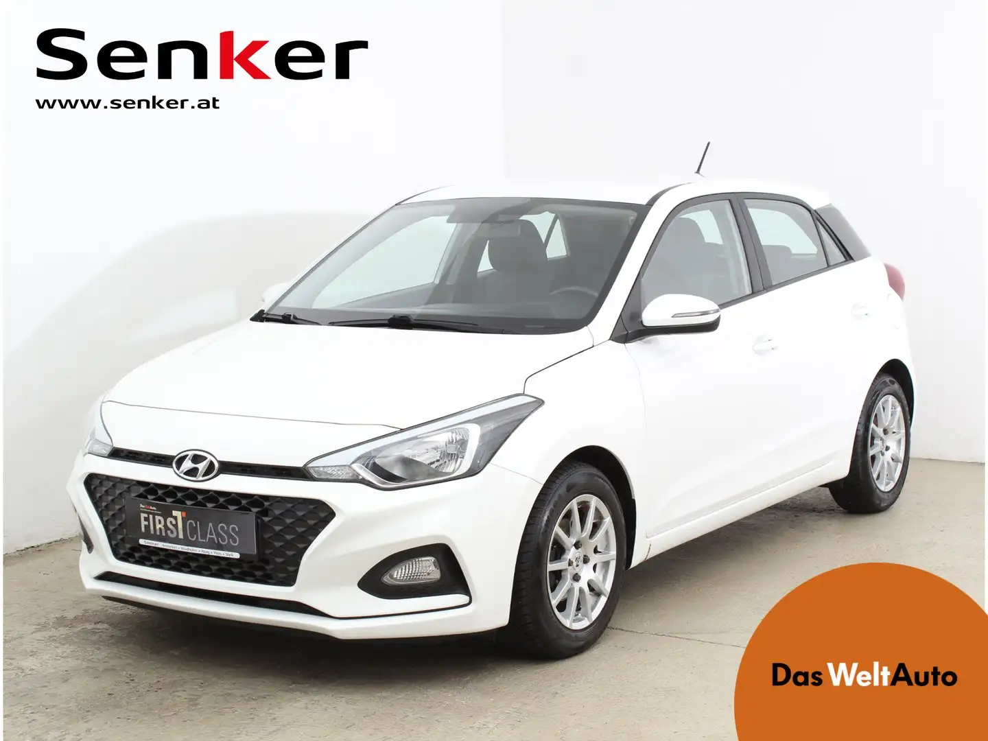 Hyundai i20 1,25 Run Blanc - 1