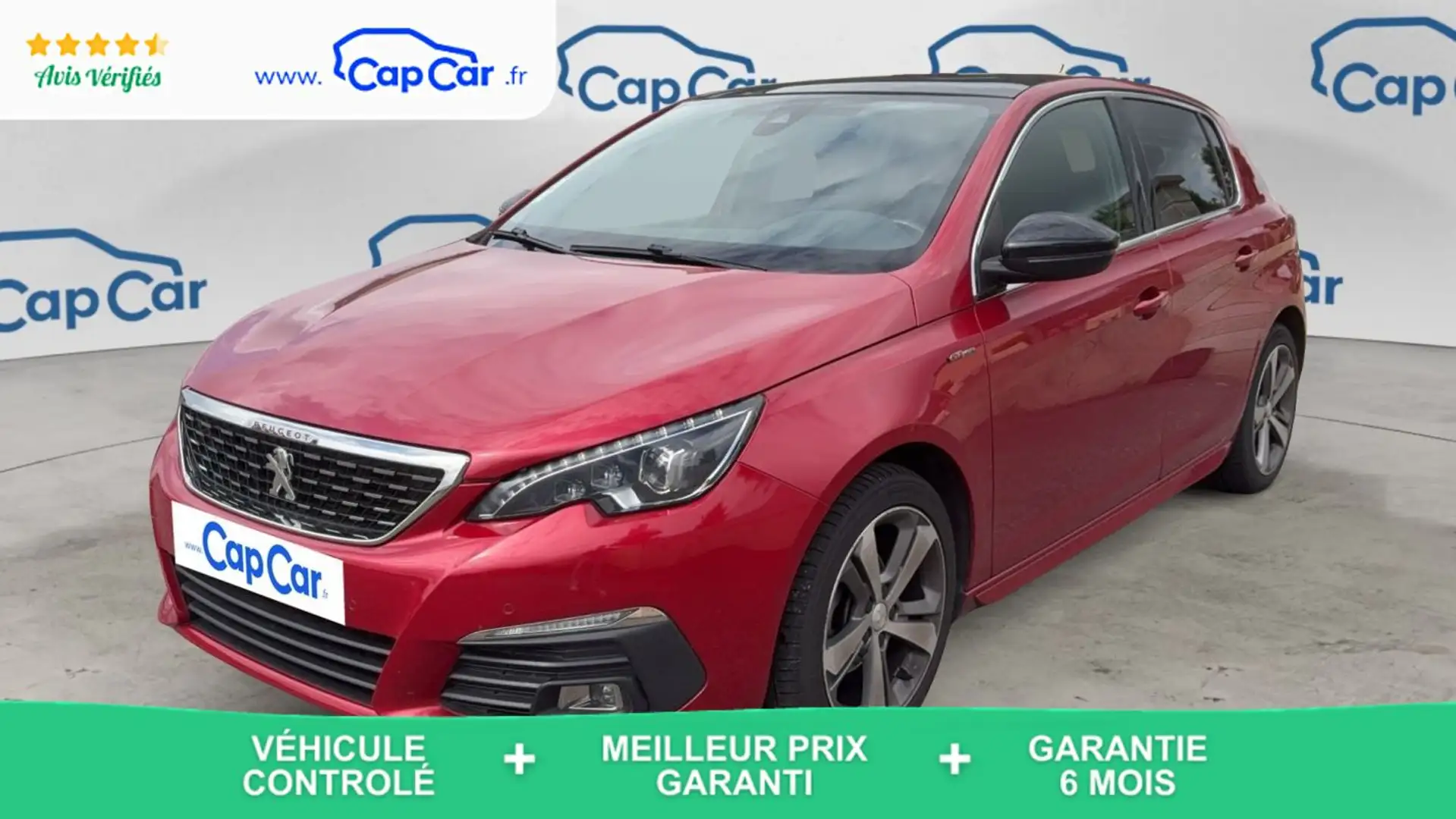 Peugeot 308 II 1.5 BlueHDi 130 EAT8 GT Line Rouge - 1