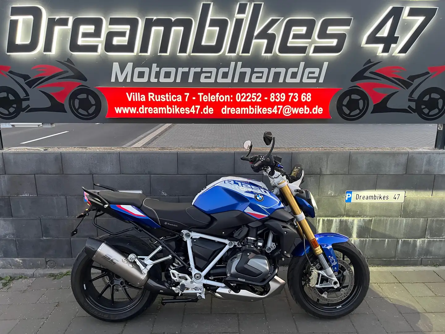 BMW R 1250 R **NUR 780KM**KEYLESS RIDE**SC PROJEKT**WUNDERLICH Albastru - 1
