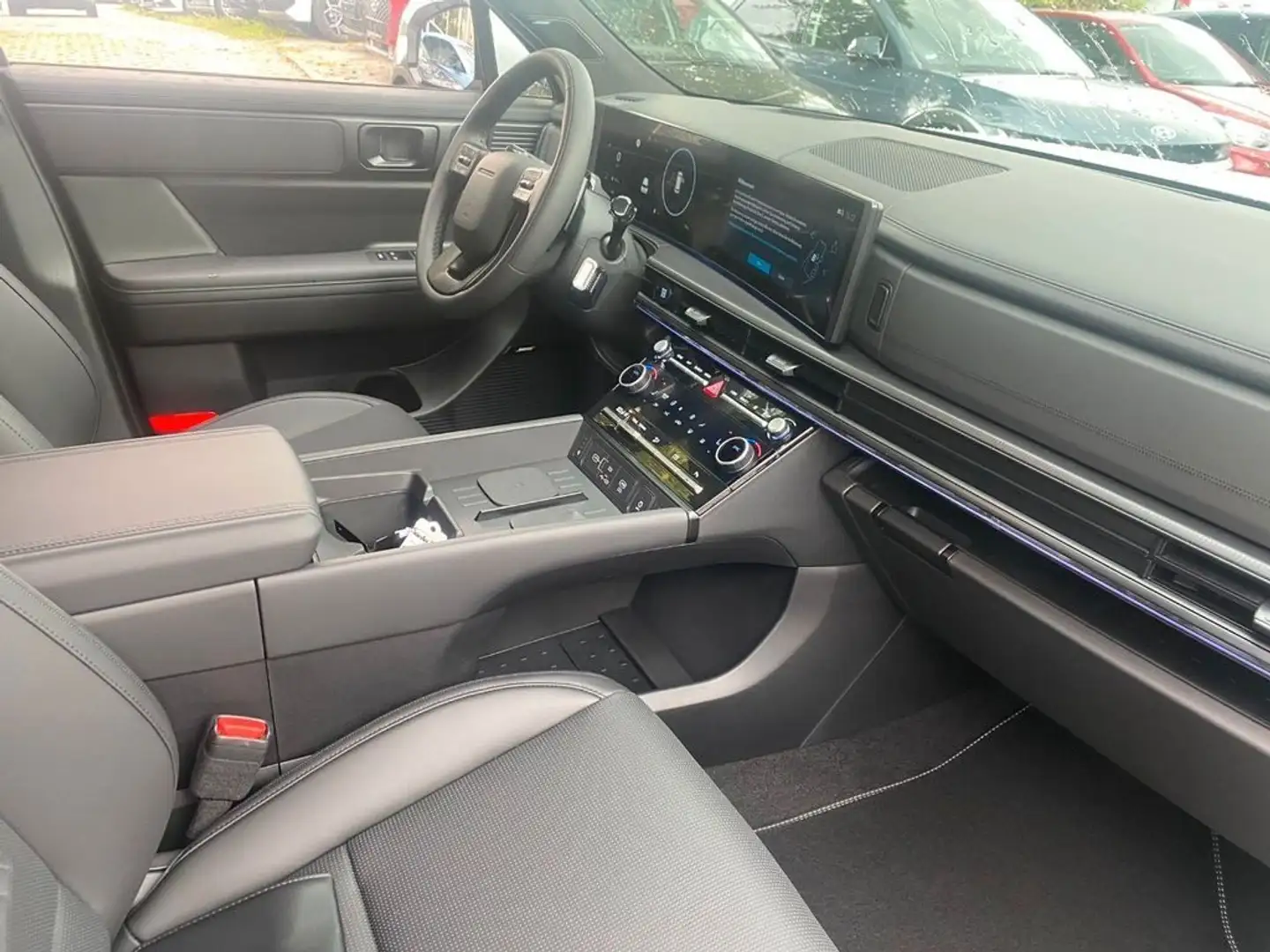 Hyundai SANTA FE 1.6 T-GDi HEV 4WD AT 7 posti XCLASS Bianco - 2