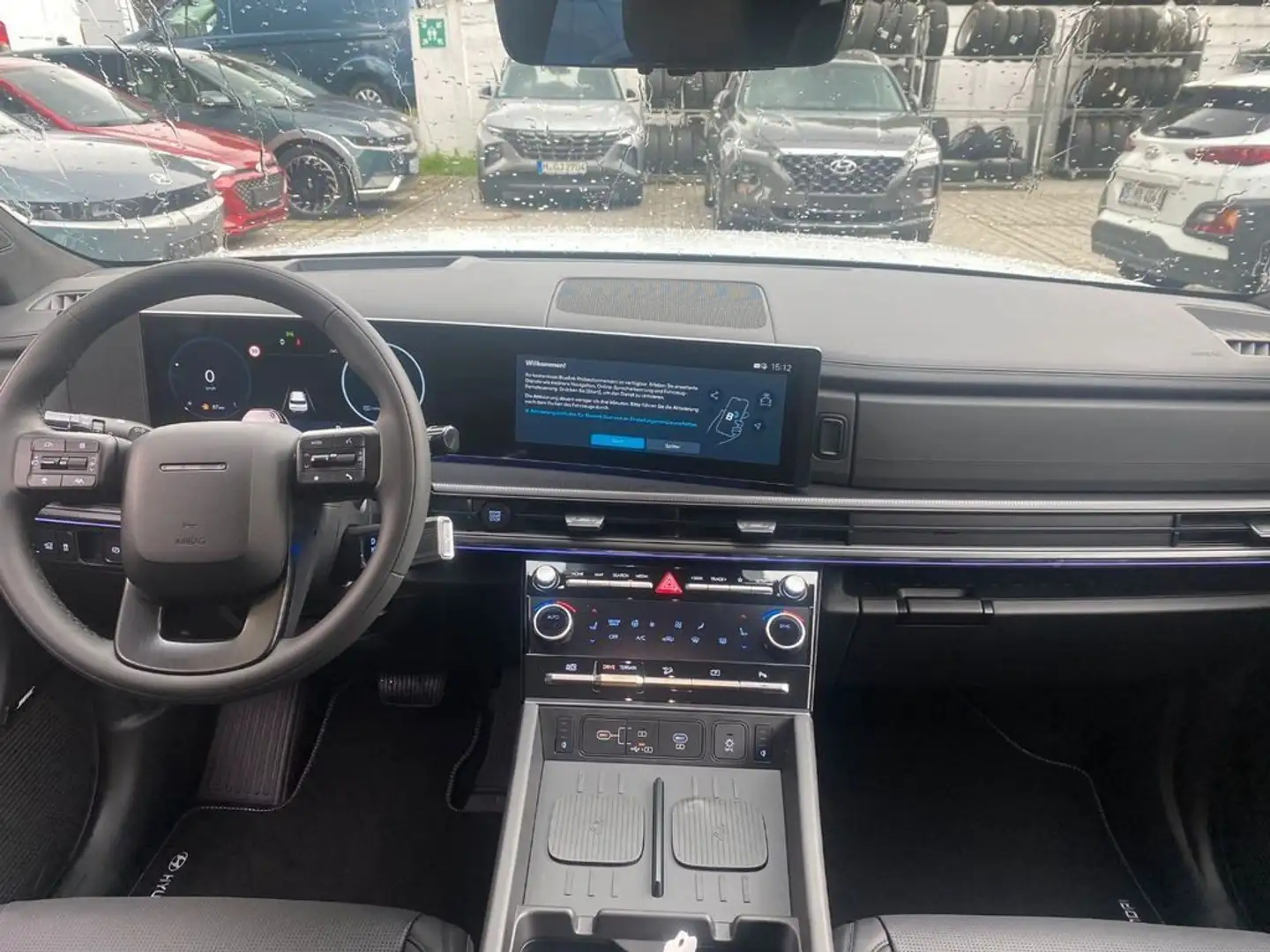 Hyundai SANTA FE 1.6 T-GDi HEV 4WD AT 7 posti XCLASS Bianco - 1