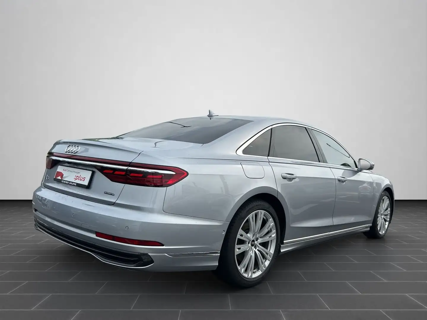 Audi A8 50 TDI quat./tiptr. Panorama/Head-Up/Standhei Plateado - 2