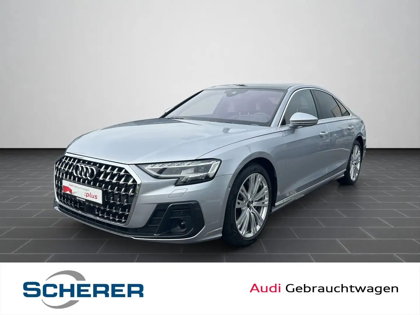 Audi A8 50 TDI quat./tiptr. Panorama/Head-Up/Standhei Plateado - 1