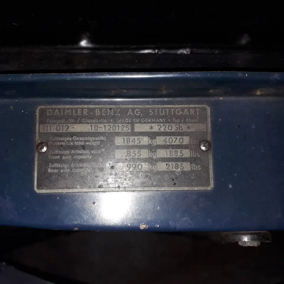 Mercedes-Benz 220 Sb Heckflosse, foto 11
