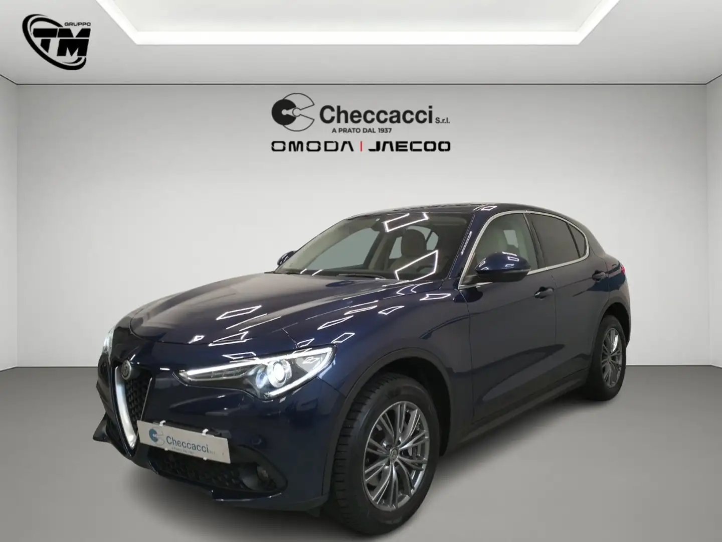 Alfa Romeo Stelvio 2.2 Q4 * INTERNI PELLE * SEDILI RISCAL.ELETTRICI * Blau - 1