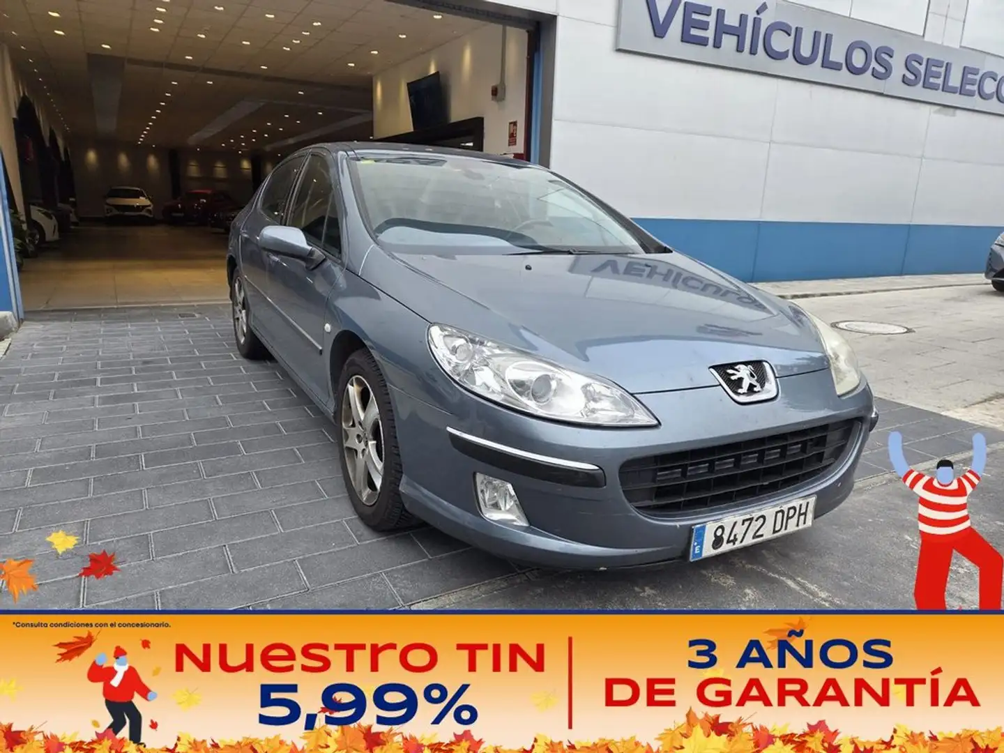 Peugeot 407 1.6HDI SR Confort Grijs - 1