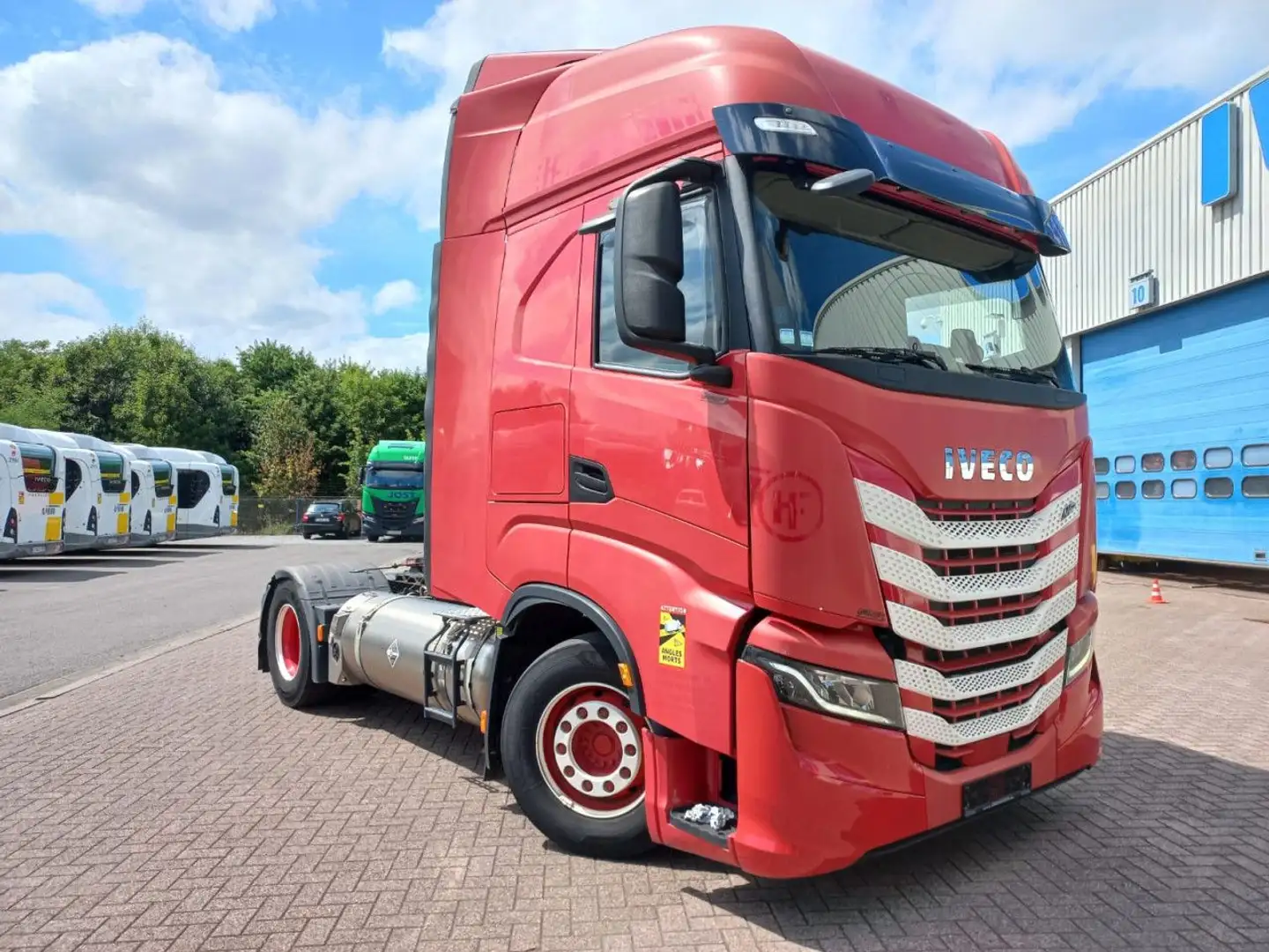 Iveco S-Way AS440S46T/P 2LNG Euro6 Klima Luftfeder Rood - 2