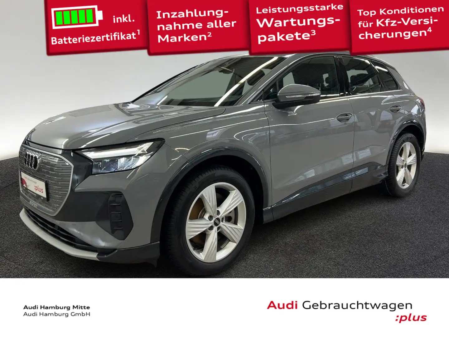 Audi Q4 e-tron Q4 50 e-tron quattro 220 kW Navi Virtual PDC Grau - 1
