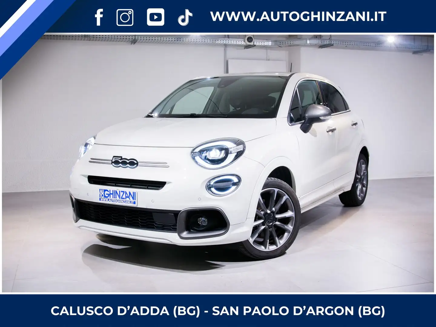 Fiat 500X 1.5 T4 Hybrid 130 CV DCT Sport Bianco - 1