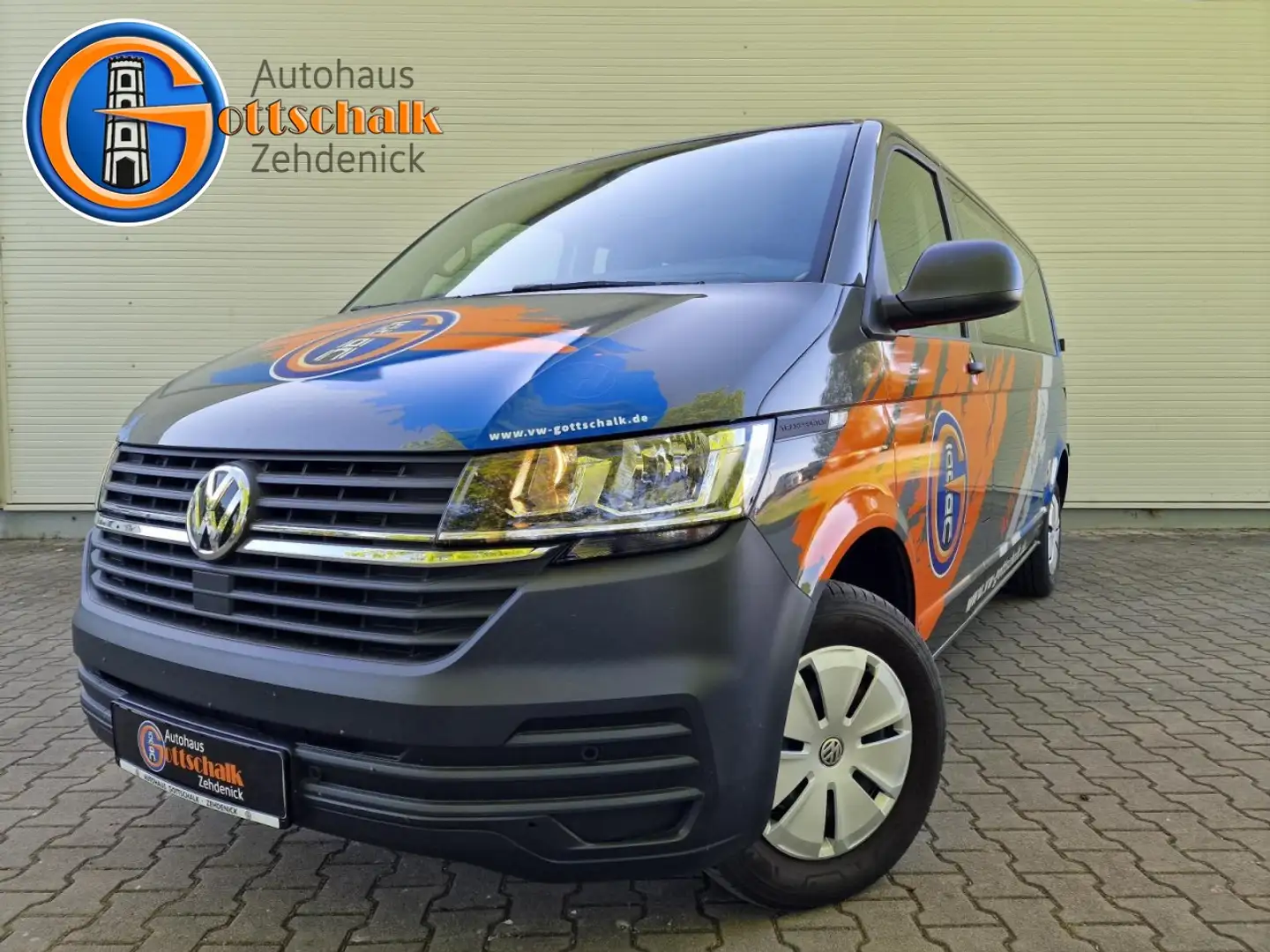 Volkswagen T6.1 Kombi 9 Sitzer PDC Vo-Hi Kombi lang FWD Klima Gris - 1