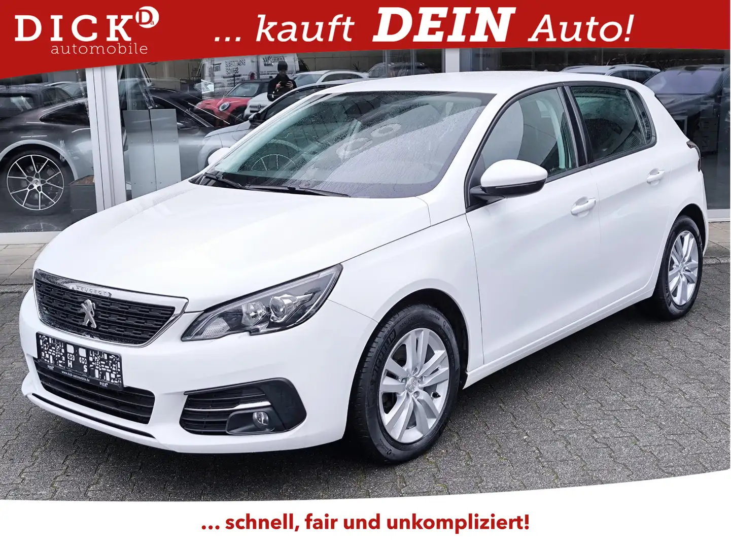 Peugeot 308 1.2 Aut. Active Pack NAVI+PDC+TEMP+MFL+APPLE White - 1