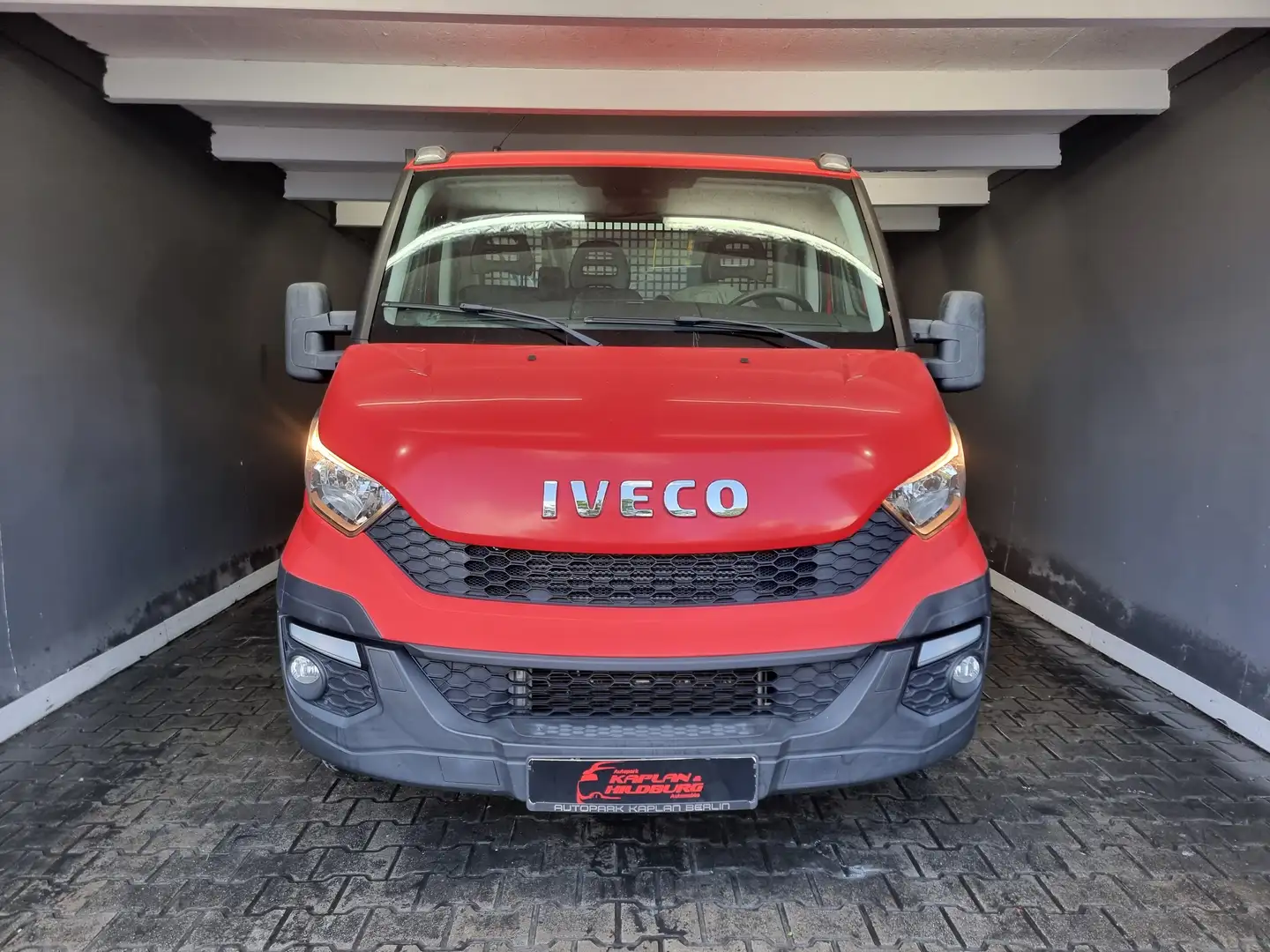 Iveco Daily 35 S13, PRITSCHE, 3 SITZER, KLIMA, 24 TKM Rot - 2