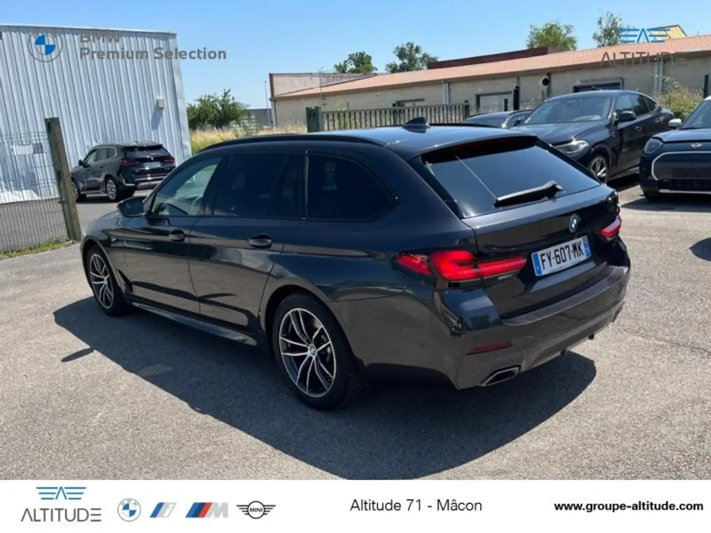 BMW 530 530dA 286ch M Sport Steptronic Gris - 2