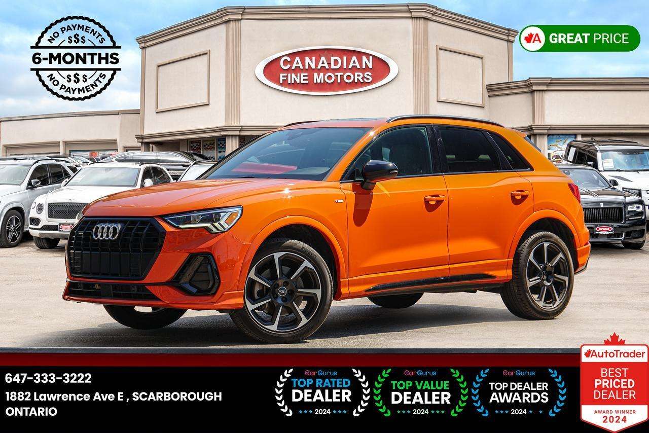 2022 Audi Q3 Progressiv S-LINE |QUATTRO|ONE OWNER|PANO|CAM
