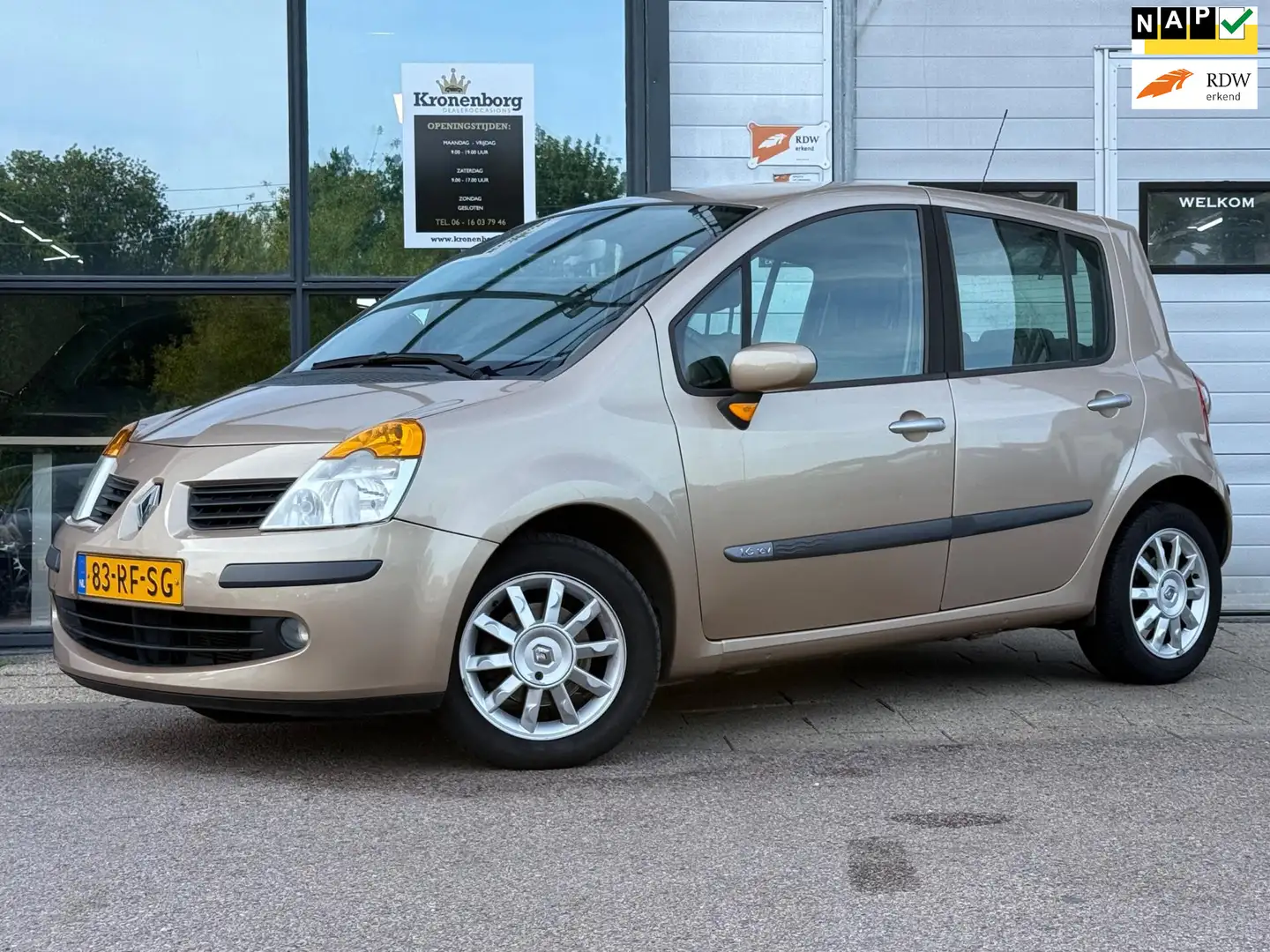 Renault Modus 1.6-16V Privilège Luxe, AIRCO, NAP, CRUISECR Beige - 1