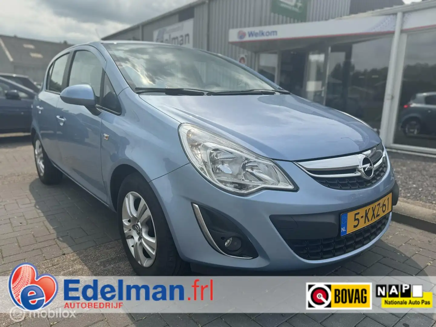 Opel Corsa 1.2-16V 5 DRS | AIRCO | UNIEKE NL KM-STAND | NAP Bleu - 2