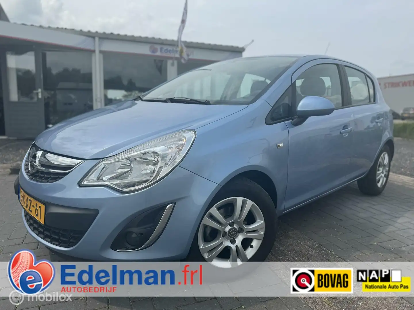 Opel Corsa 1.2-16V 5 DRS | AIRCO | UNIEKE NL KM-STAND | NAP Bleu - 1