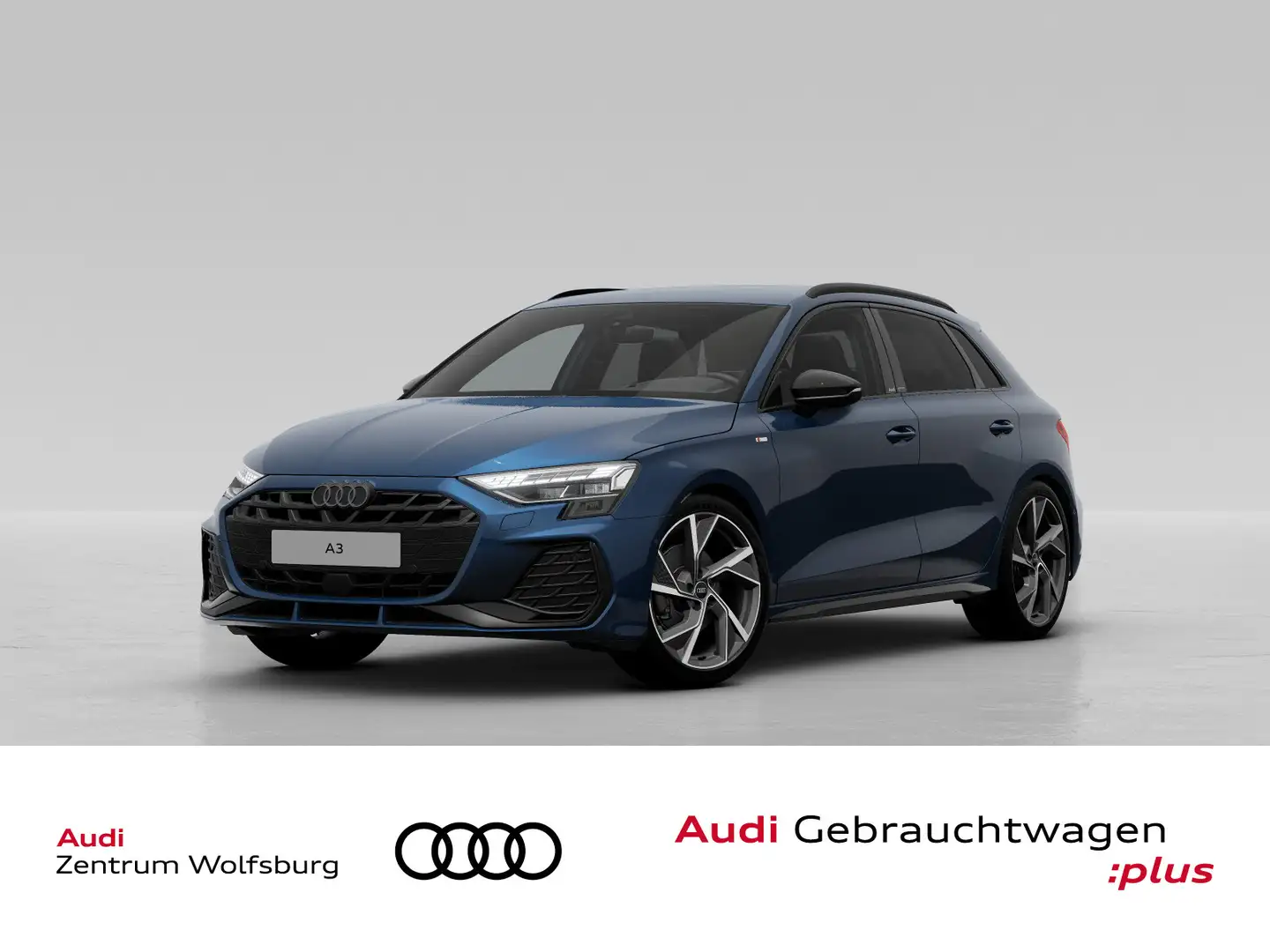 Audi A3 35 TFSI S line HeadUp/LED/SONOS/AHK Bleu - 1