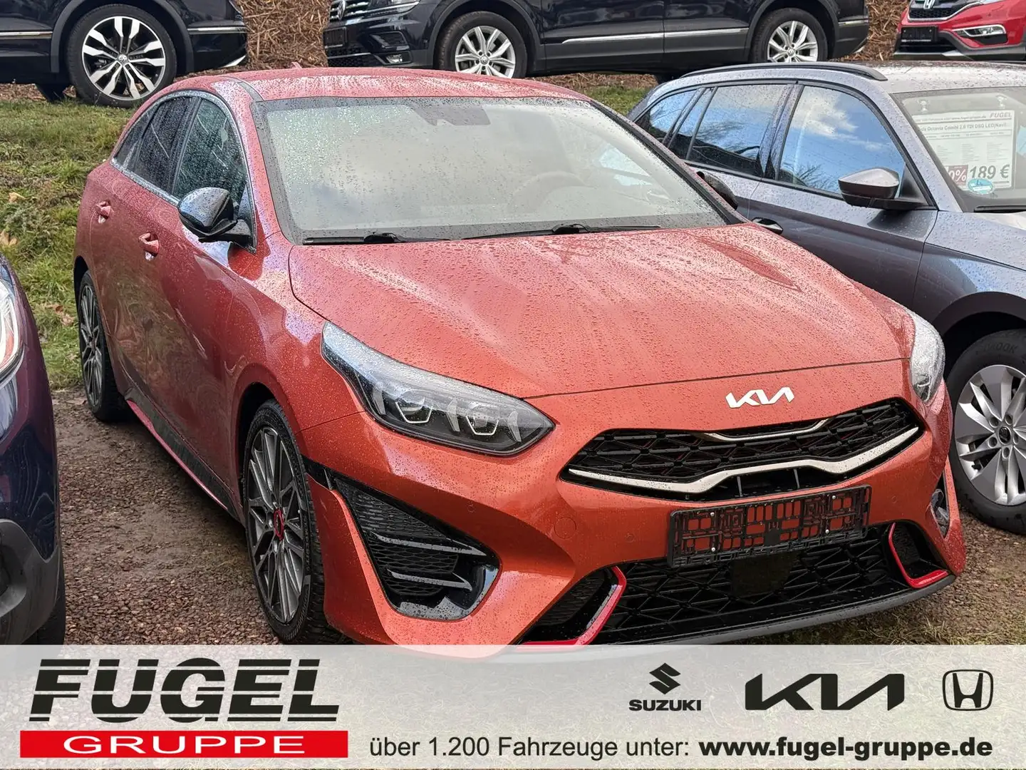 Kia ProCeed / pro_cee'd 1.6 T-GDI DCT GT LED|4xSHZ|ACC|JBL|RFK Orange - 1