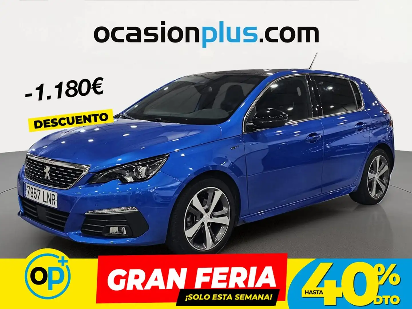Peugeot 308 1.2 PureTech S&S GT EAT8 130 Azul - 1
