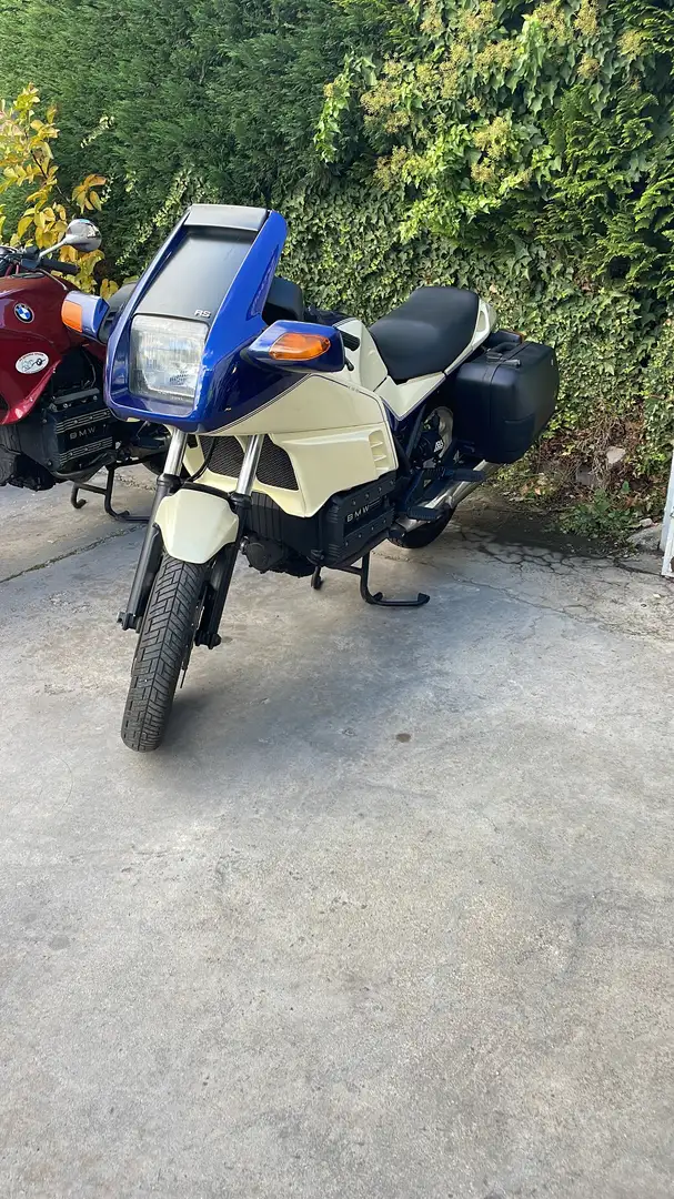 BMW K 100 RS de serie con dos maletas originales Beige - 1