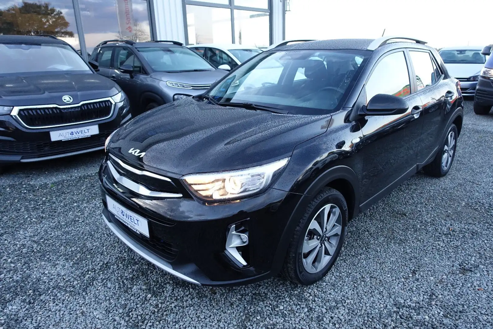 Kia Stonic 1.0 KLIMA KAM APP DAB TEMP Insp+TÜV Neu Schwarz - 2