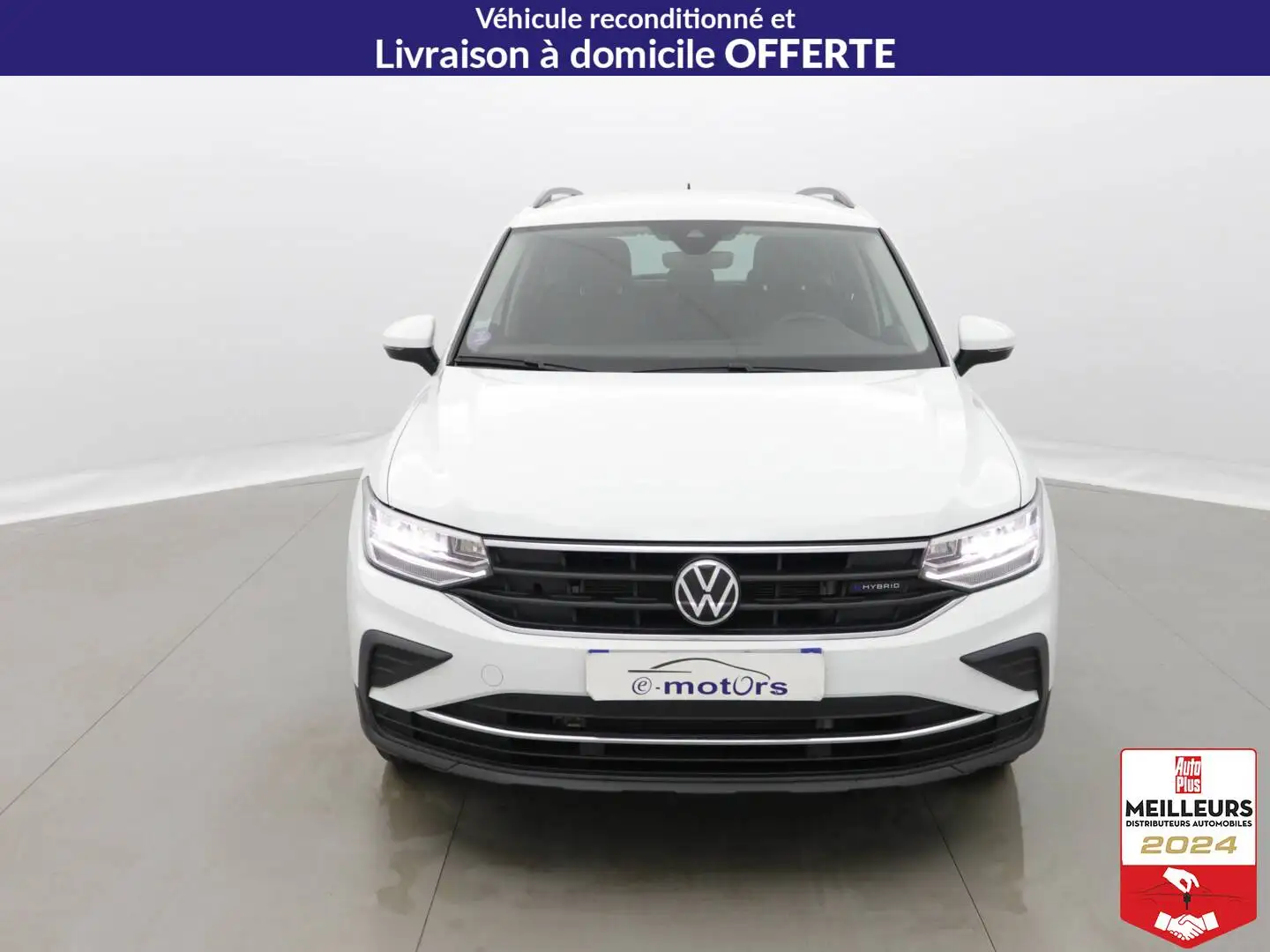 Volkswagen Tiguan eHybrid 245 DSG6 Life +GPS +Caméra Blanc - 2