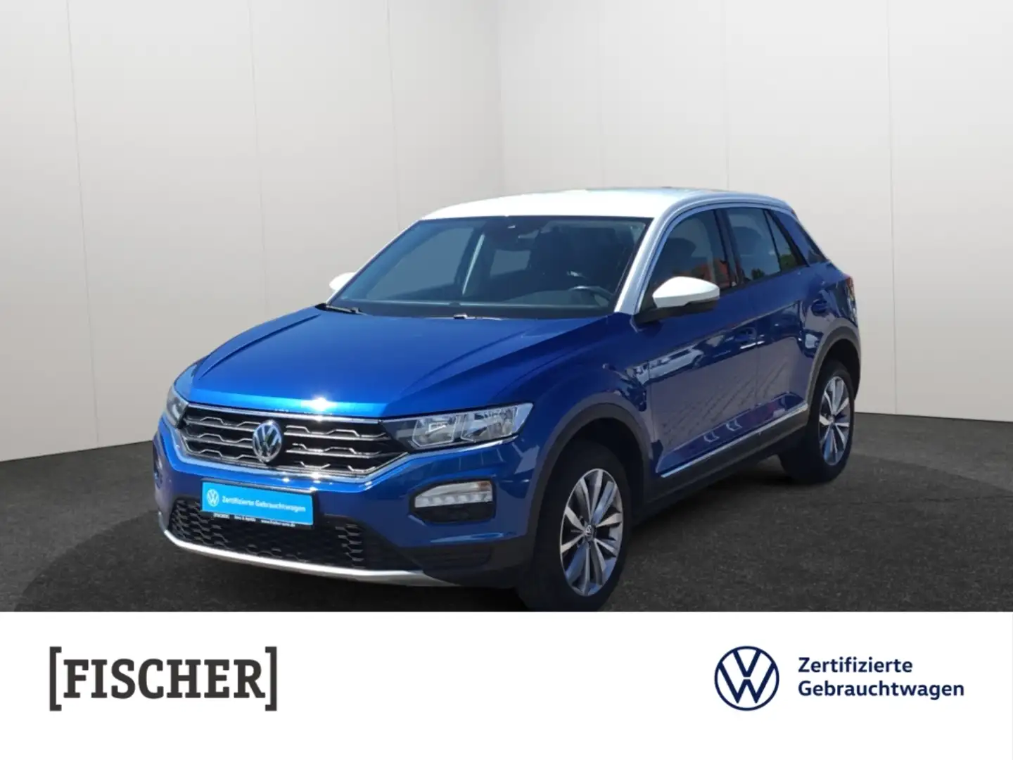 Volkswagen T-Roc 1.0TSI Style STHZ Navi ACC PDC vorn & hinten Bleu - 1